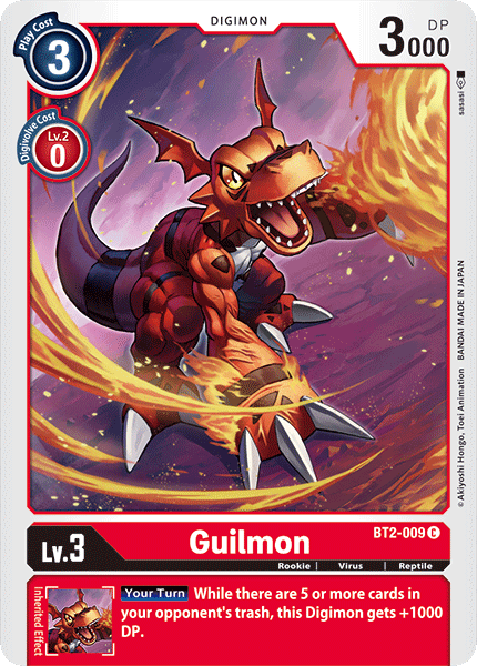 Guilmon [BT2-009] [Release Special Booster Ver.1.0] | Shuffle n Cut Hobbies & Games