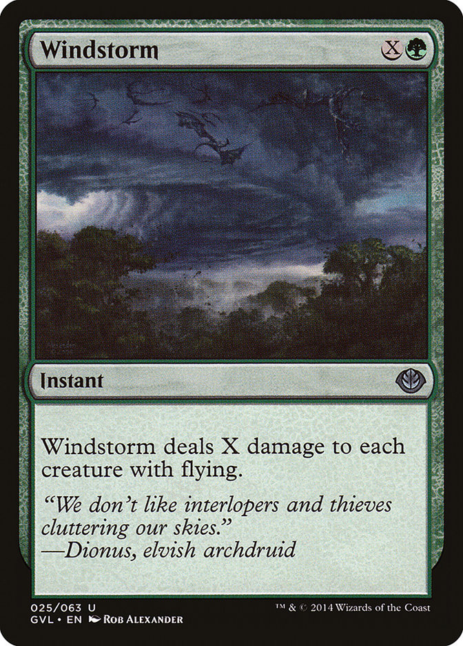 Windstorm (Garruk vs. Liliana) [Duel Decks Anthology] | Shuffle n Cut Hobbies & Games