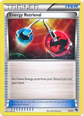 Energy Retrieval (16/30) [Black & White: Trainer Kit - Zoroark] | Shuffle n Cut Hobbies & Games