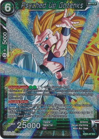 Psyched Up Gotenks (Foil) (EX01-07) [Mighty Heroes] | Shuffle n Cut Hobbies & Games