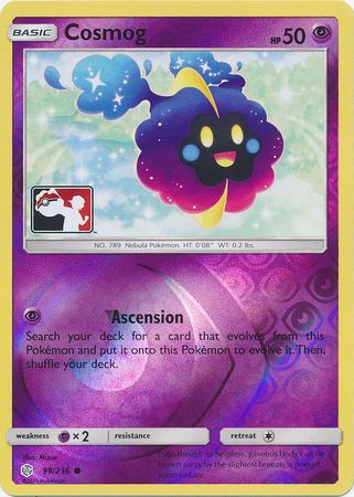 Cosmog (99/236) (Pokemon Club Special Print) [Sun & Moon: Cosmic Eclipse] | Shuffle n Cut Hobbies & Games