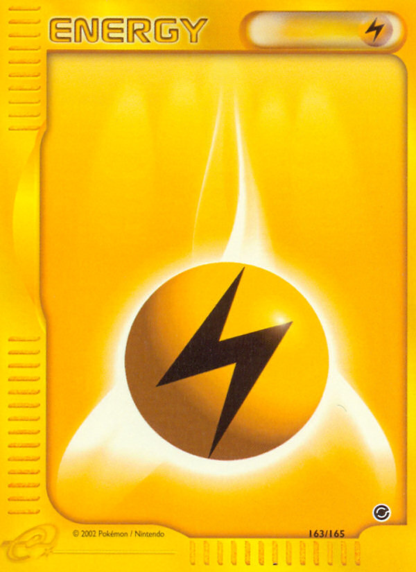 Lightning Energy (163/165) [Expedition: Base Set] | Shuffle n Cut Hobbies & Games