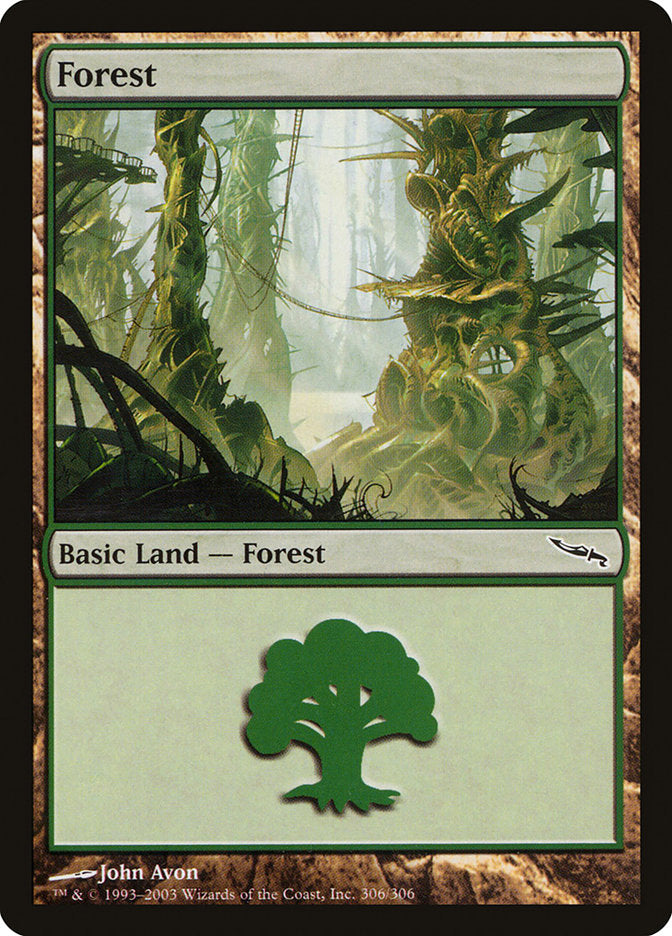 Forest (306) [Mirrodin] | Shuffle n Cut Hobbies & Games