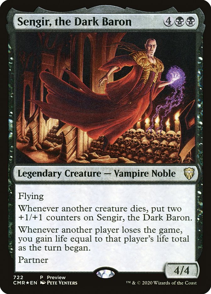 Sengir, the Dark Baron [Commander Legends Promos] | Shuffle n Cut Hobbies & Games