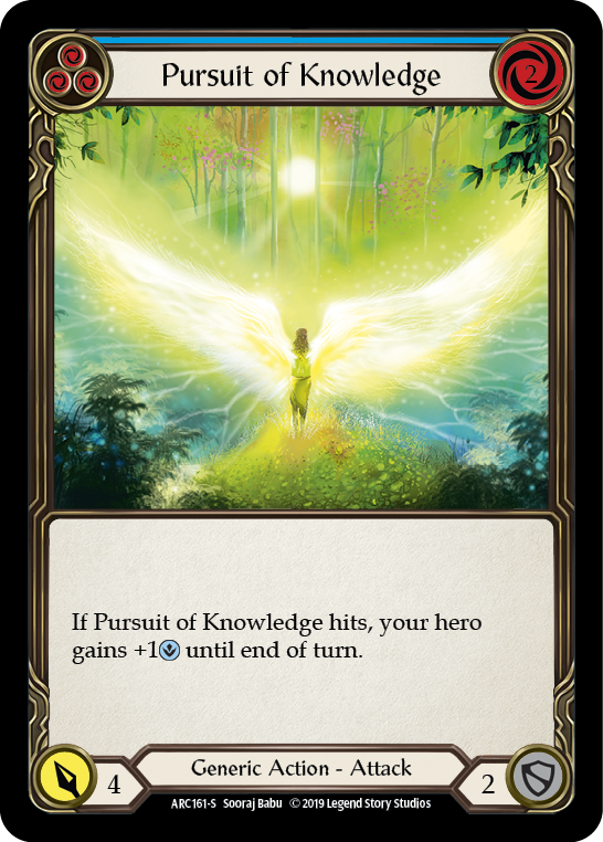 Pursuit of Knowledge [ARC161-S] 1st Edition Normal | Shuffle n Cut Hobbies & Games