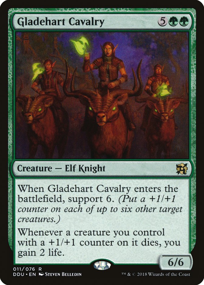 Gladehart Cavalry [Duel Decks: Elves vs. Inventors] | Shuffle n Cut Hobbies & Games