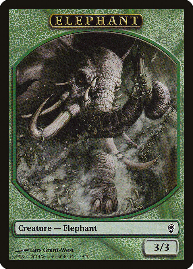 Elephant Token [Conspiracy Tokens] | Shuffle n Cut Hobbies & Games