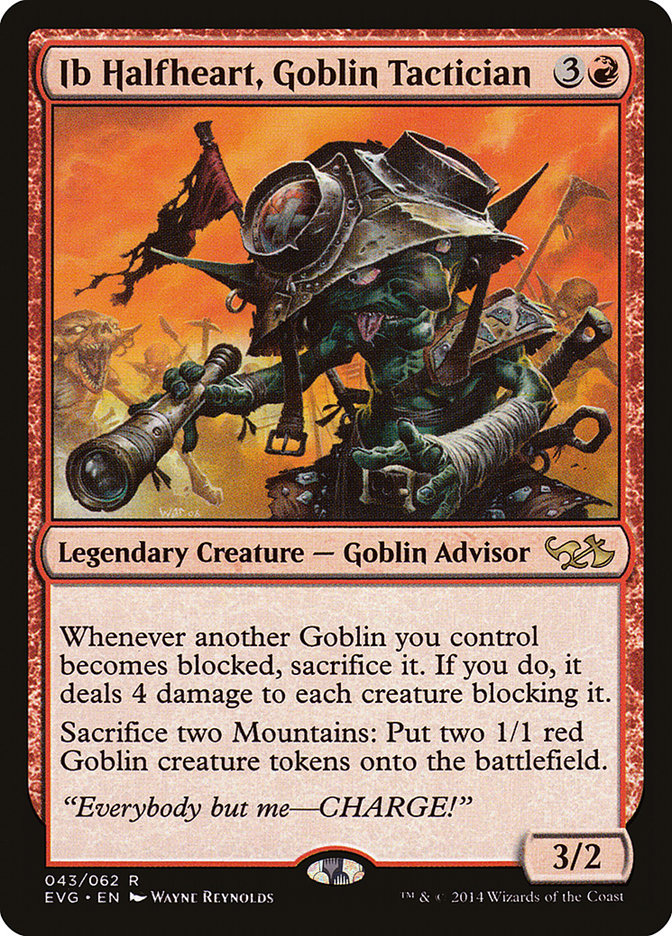 Ib Halfheart, Goblin Tactician (Elves vs. Goblins) [Duel Decks Anthology] | Shuffle n Cut Hobbies & Games