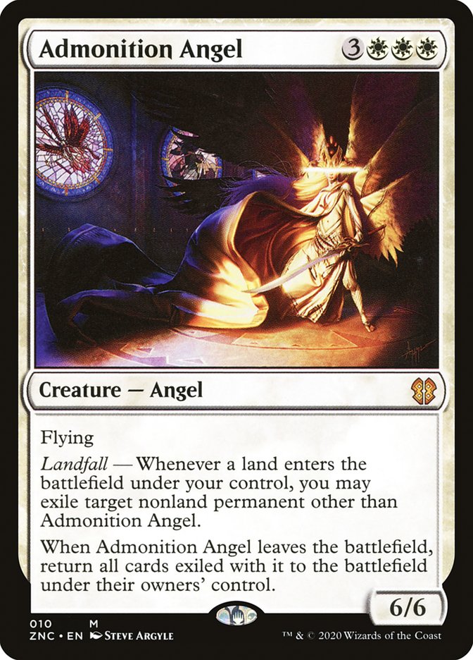 Admonition Angel [Zendikar Rising Commander] | Shuffle n Cut Hobbies & Games