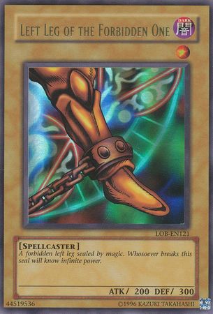 Left Leg of the Forbidden One [LOB-EN121] Ultra Rare | Shuffle n Cut Hobbies & Games