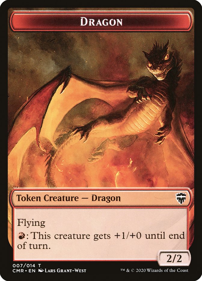 Dragon Token [Commander Legends Tokens] | Shuffle n Cut Hobbies & Games