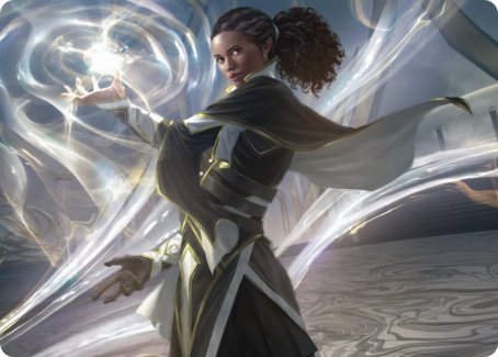 Clever Lumimancer Art Card [Strixhaven: School of Mages Art Series] | Shuffle n Cut Hobbies & Games