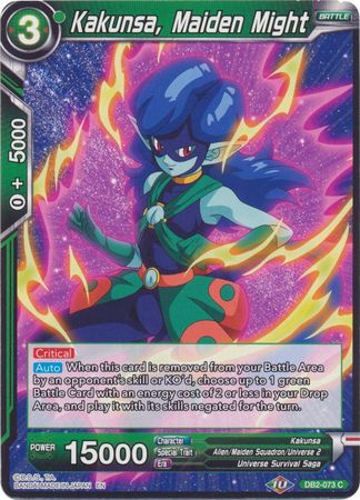 Kakunsa, Maiden Might (Reprint) (DB2-073) [Battle Evolution Booster] | Shuffle n Cut Hobbies & Games