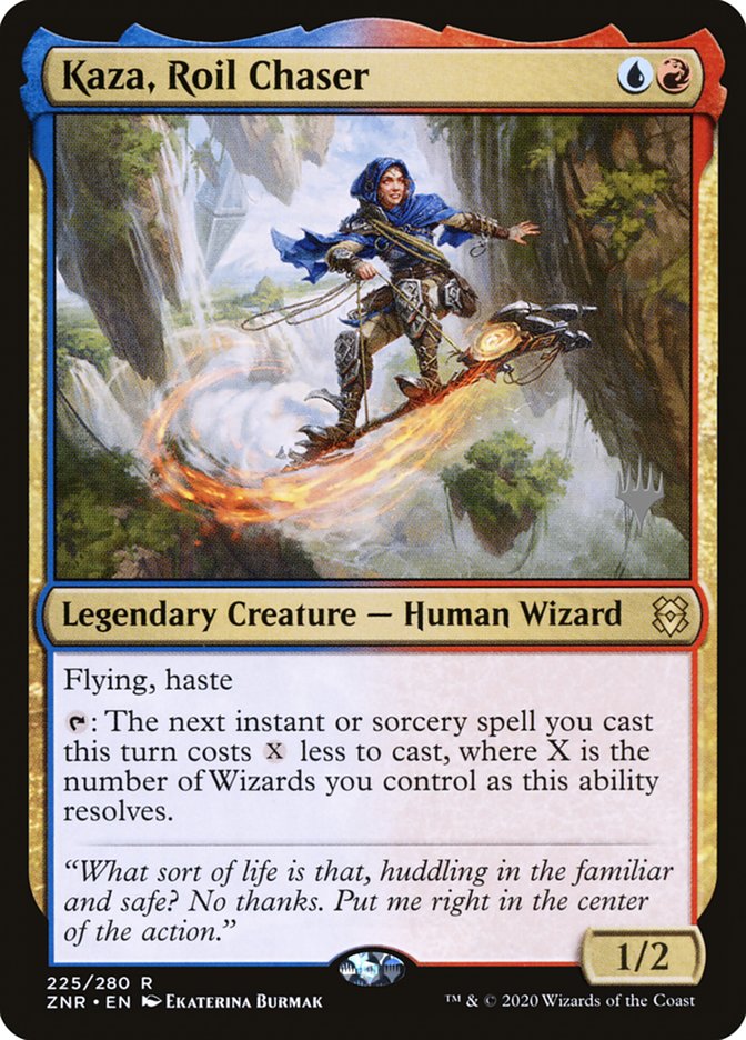 Kaza, Roil Chaser (Promo Pack) [Zendikar Rising Promos] | Shuffle n Cut Hobbies & Games