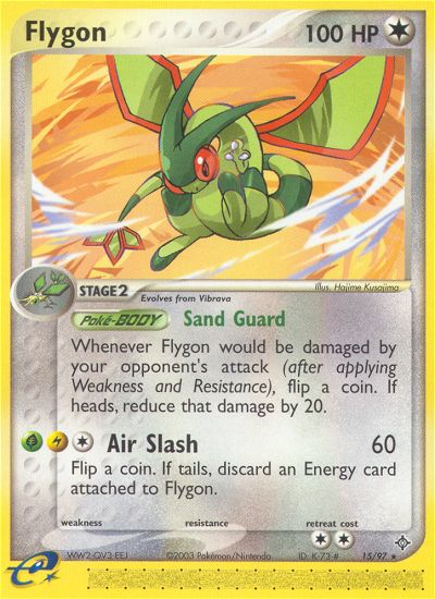 Flygon (15/97) [EX: Dragon] | Shuffle n Cut Hobbies & Games