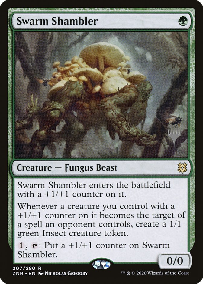 Swarm Shambler (Promo Pack) [Zendikar Rising Promos] | Shuffle n Cut Hobbies & Games