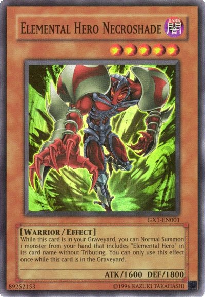 Elemental Hero Necroshade [GX1-EN001] Super Rare | Shuffle n Cut Hobbies & Games