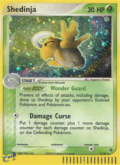 Shedinja (11/97) [EX: Dragon] | Shuffle n Cut Hobbies & Games