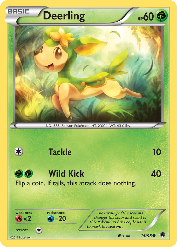 Deerling (15/98) [Black & White: Emerging Powers] | Shuffle n Cut Hobbies & Games