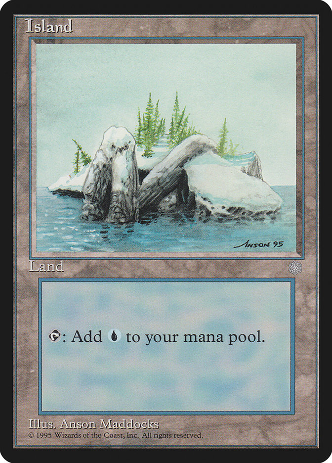 Island (Signature on Right) [Ice Age] | Shuffle n Cut Hobbies & Games