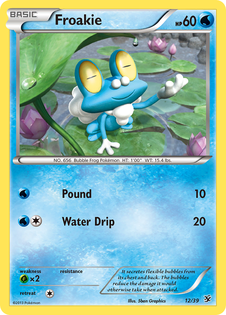 Froakie (12/39) [XY: Kalos Starter Set] | Shuffle n Cut Hobbies & Games