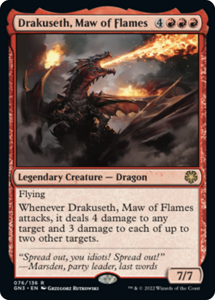 Drakuseth, Maw of Flames [Game Night: Free-for-All] | Shuffle n Cut Hobbies & Games