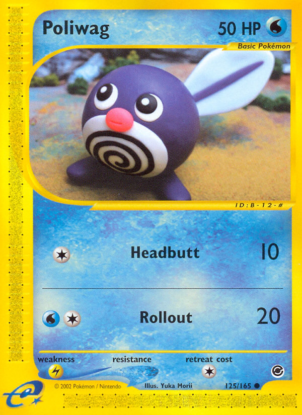 Poliwag (125/165) [Expedition: Base Set] | Shuffle n Cut Hobbies & Games