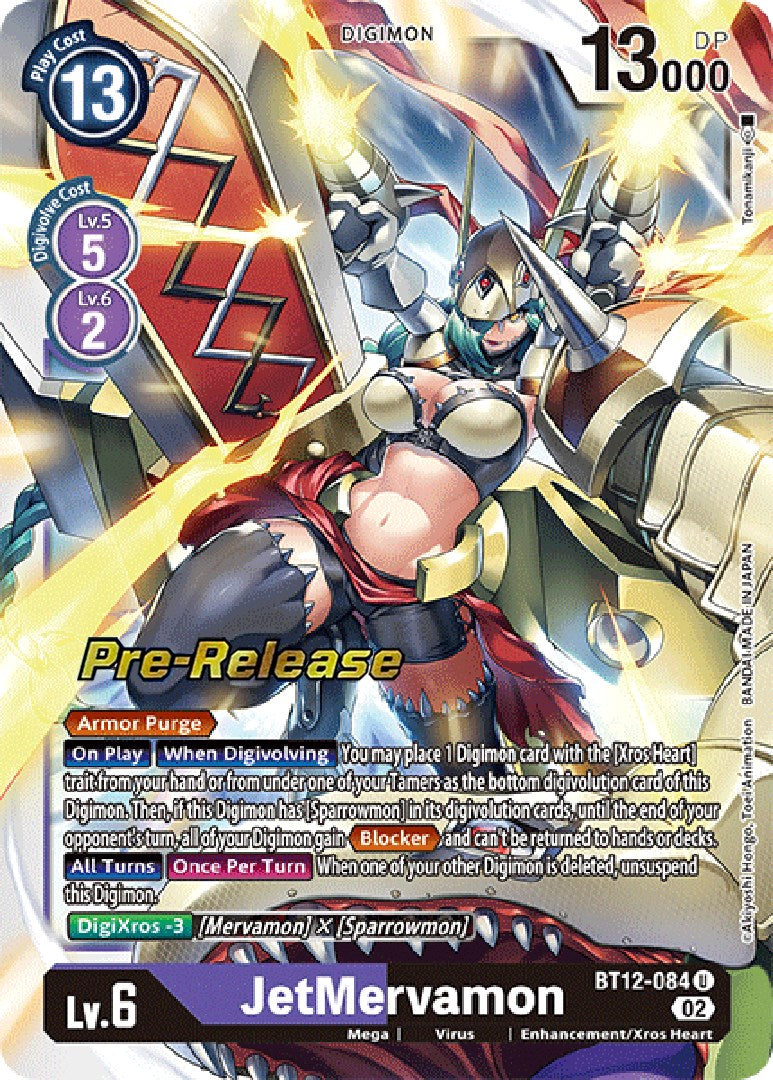 JetMervamon [BT12-084] [Across Time Pre-Release Cards] | Shuffle n Cut Hobbies & Games