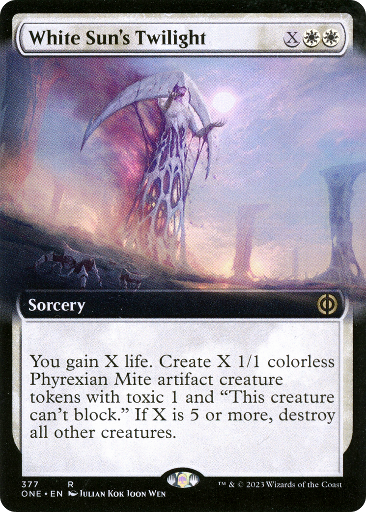 White Sun's Twilight (Extended Art) [Phyrexia: All Will Be One] | Shuffle n Cut Hobbies & Games