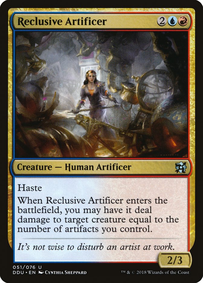 Reclusive Artificer [Duel Decks: Elves vs. Inventors] | Shuffle n Cut Hobbies & Games