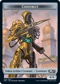 Construct // Goblin Wizard Double-Sided Token [Core Set 2021 Tokens] | Shuffle n Cut Hobbies & Games