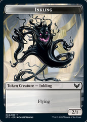 Inkling // Spirit Double-Sided Token [Strixhaven: School of Mages Tokens] | Shuffle n Cut Hobbies & Games