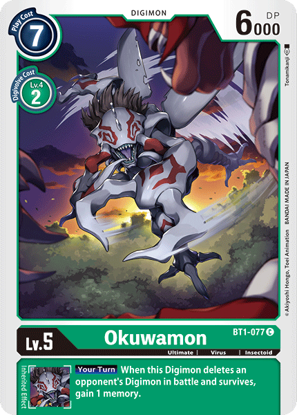 Okuwamon [BT1-077] [Release Special Booster Ver.1.0] | Shuffle n Cut Hobbies & Games