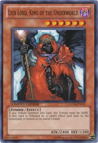 Lich Lord, King of the Underworld [GLD4-EN019] Common | Shuffle n Cut Hobbies & Games