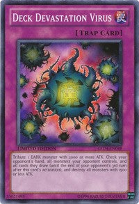 Deck Devastation Virus [GLD4-EN049] Common | Shuffle n Cut Hobbies & Games