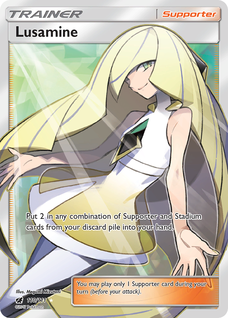 Lusamine (110/111) [Sun & Moon: Crimson Invasion] | Shuffle n Cut Hobbies & Games