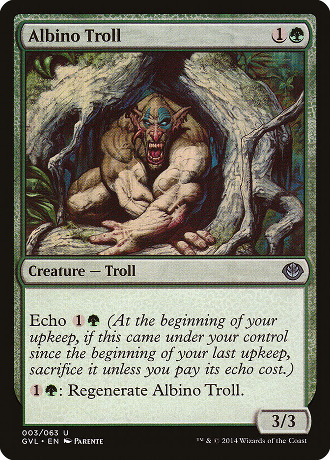 Albino Troll (Garruk vs. Liliana) [Duel Decks Anthology] | Shuffle n Cut Hobbies & Games