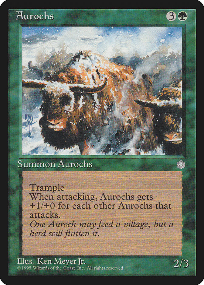 Aurochs [Ice Age] | Shuffle n Cut Hobbies & Games