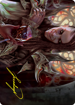 Voldaren Epicure 2 Art Card (Gold-Stamped Signature) [Innistrad: Crimson Vow Art Series] | Shuffle n Cut Hobbies & Games