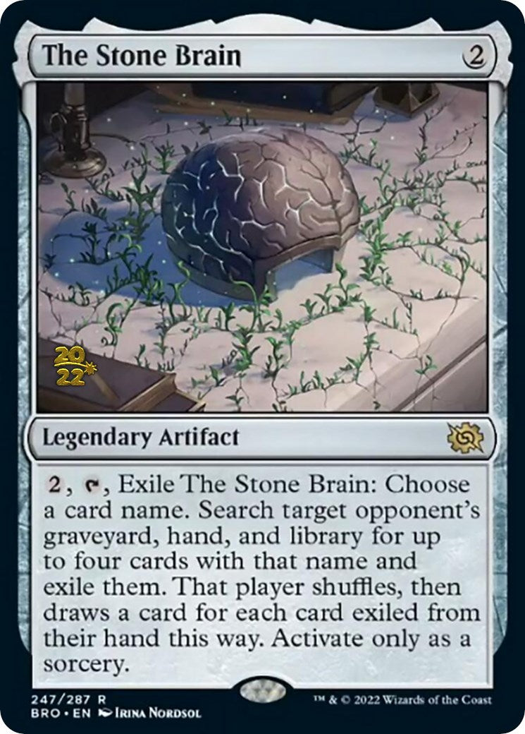 The Stone Brain [The Brothers' War Prerelease Promos] | Shuffle n Cut Hobbies & Games