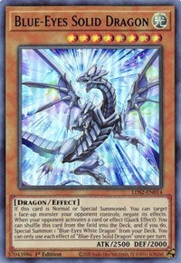 Blue-Eyes Solid Dragon (Green) [LDS2-EN014] Ultra Rare | Shuffle n Cut Hobbies & Games