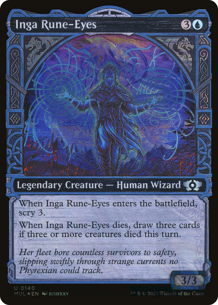 Inga Rune-Eyes (Halo Foil) [Multiverse Legends] | Shuffle n Cut Hobbies & Games