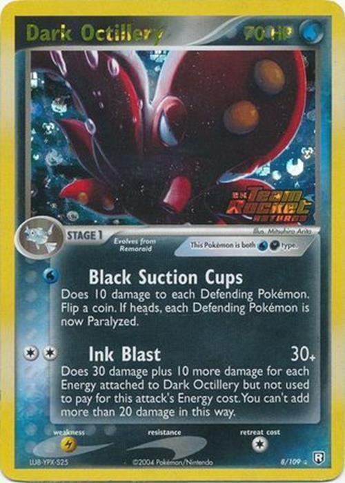 Dark Octillery (8/109) (Stamped) [EX: Team Rocket Returns] | Shuffle n Cut Hobbies & Games