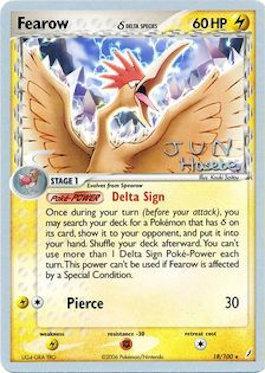 Fearow (18/100) (Delta Species) (Flyvees - Jun Hasebe) [World Championships 2007] | Shuffle n Cut Hobbies & Games