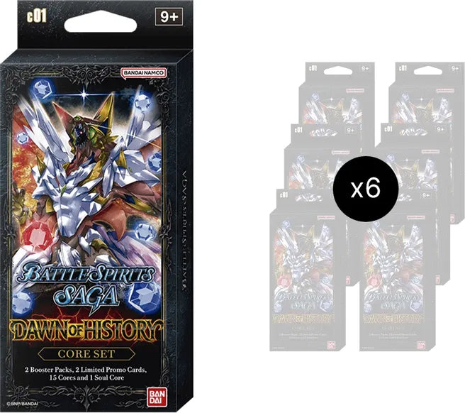 Battle Spirits Saga Card Game Core Set Deck Dawn of History Display (C01) | Shuffle n Cut Hobbies & Games