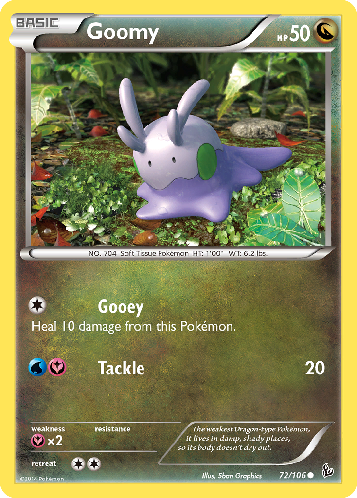 Goomy (72/106) [XY: Flashfire] | Shuffle n Cut Hobbies & Games