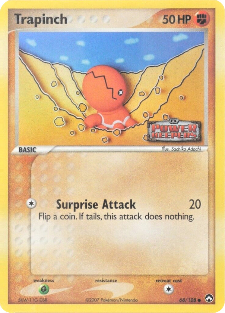 Trapinch (68/108) (Stamped) [EX: Power Keepers] | Shuffle n Cut Hobbies & Games