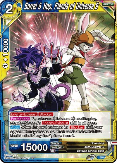 Sorrel & Hop, Fiends of Universe 9 (EB1-061) [Battle Evolution Booster] | Shuffle n Cut Hobbies & Games