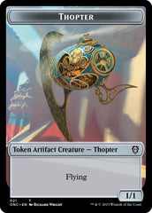 Myr // Thopter Double-Sided Token [Phyrexia: All Will Be One Commander Tokens] | Shuffle n Cut Hobbies & Games