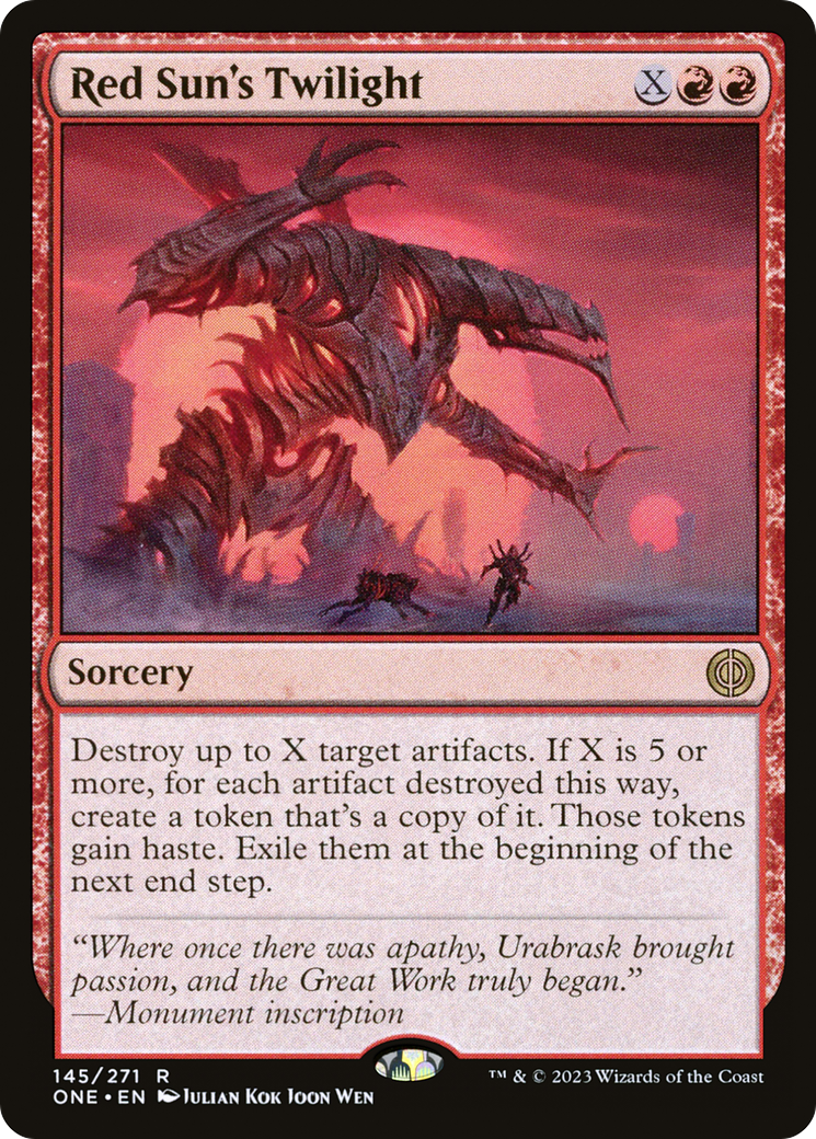 Red Sun's Twilight [Phyrexia: All Will Be One] | Shuffle n Cut Hobbies & Games